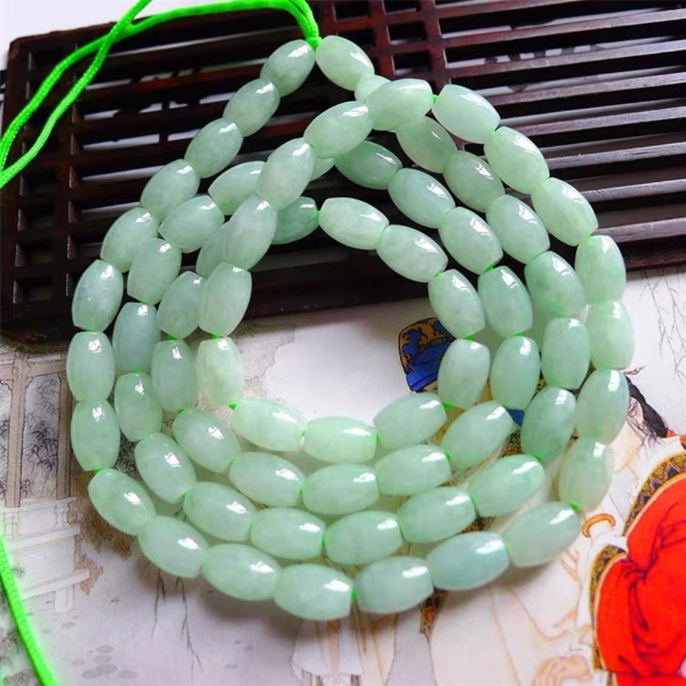 Natural Grade A Type Jadeite Burmese Jade necklace